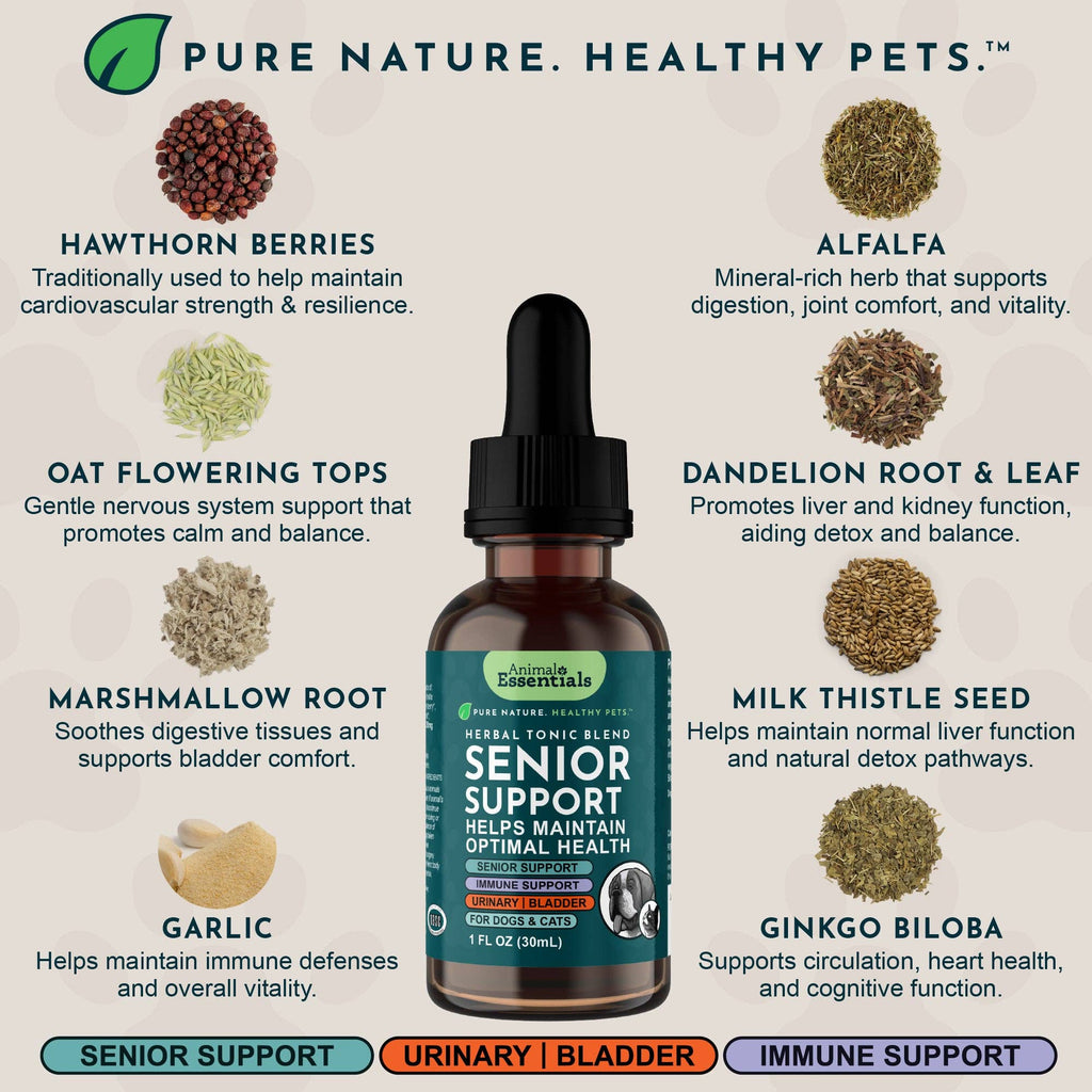 Senior Support Herbal Tonic Blend | Helps Maintain Optimal Health