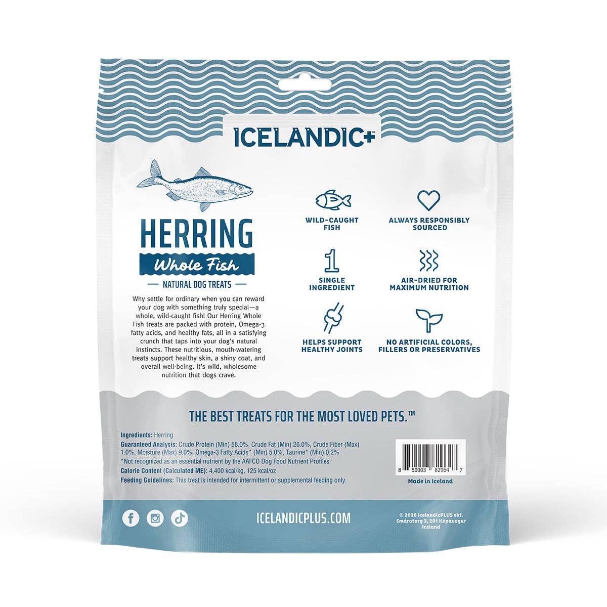 Herring Whole Fish Dog Treats
