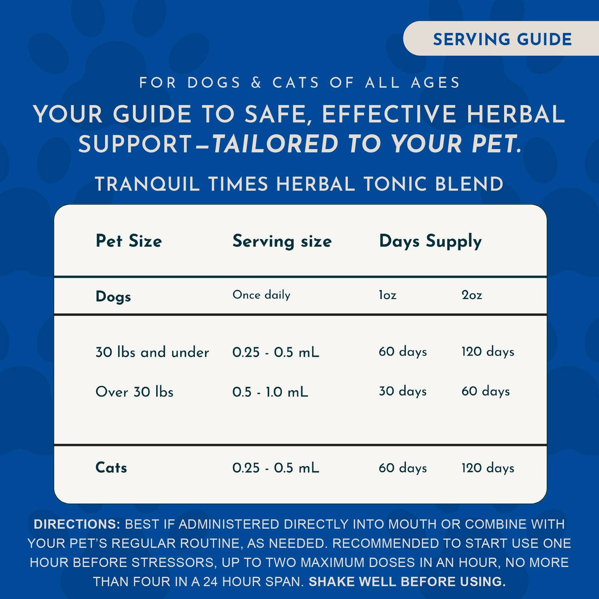 Tranquil Times Herbal Tonic Blend | Stress and Calm