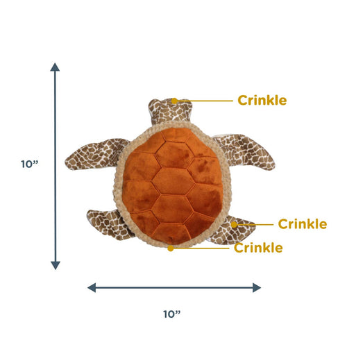 Animated Sea Turtle Dog Toy