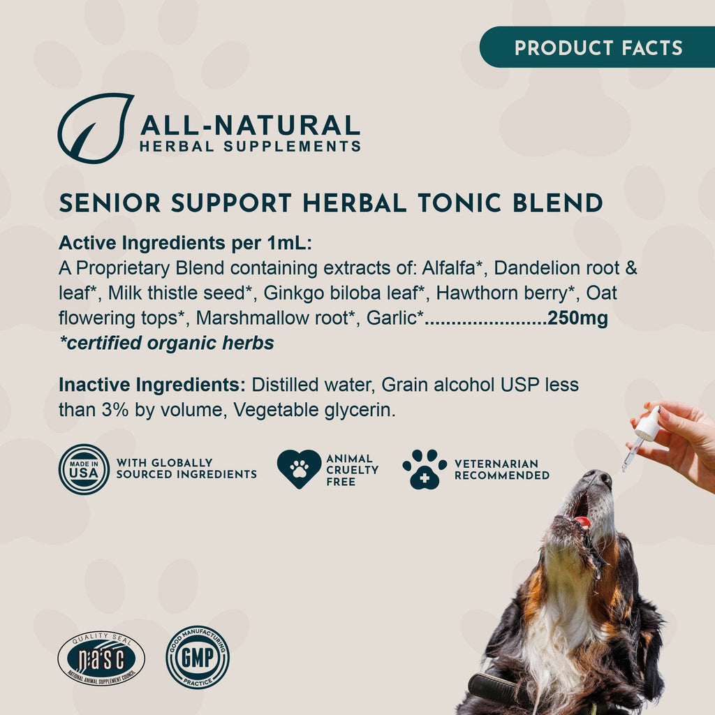 Senior Support Herbal Tonic Blend | Helps Maintain Optimal Health