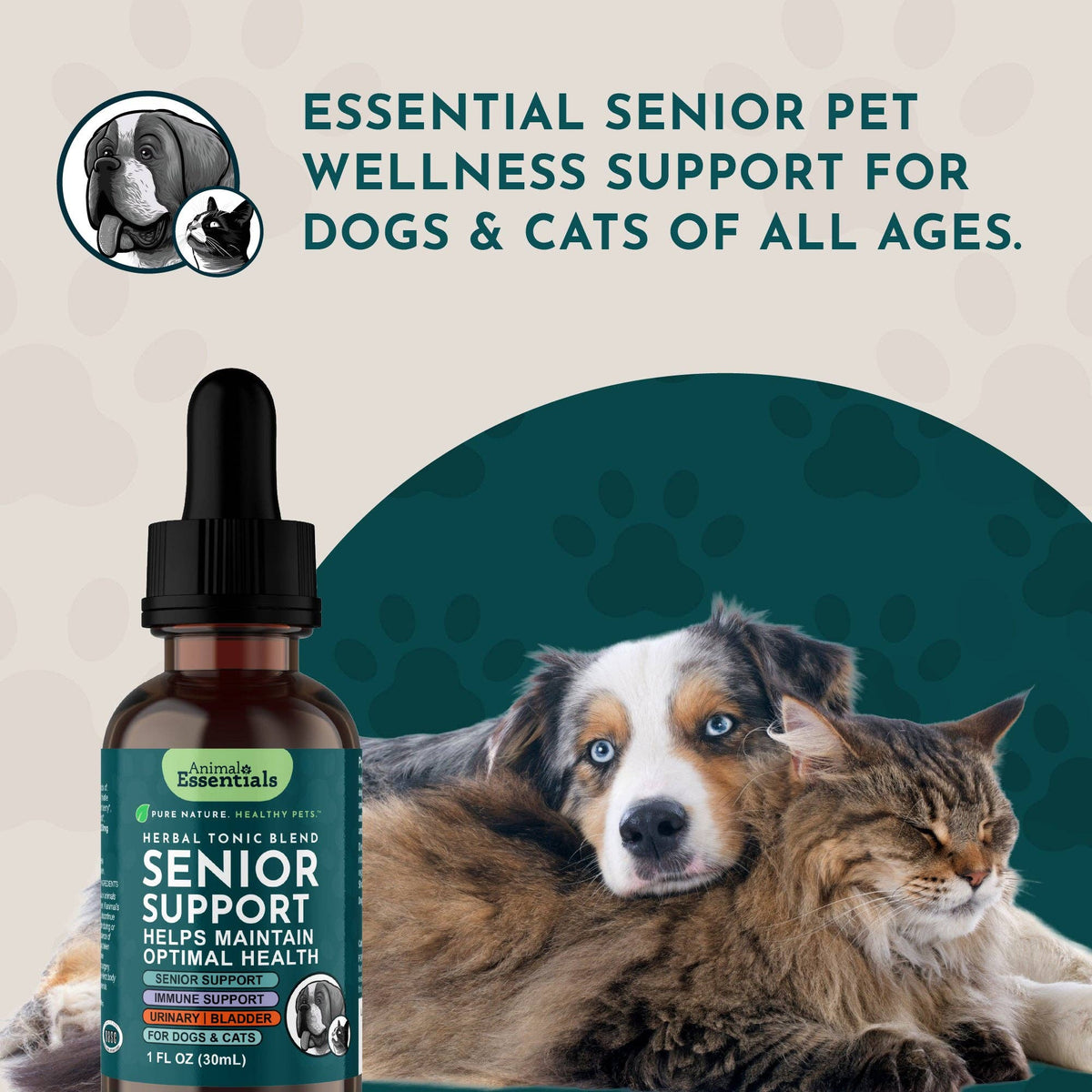 Senior Support Herbal Tonic Blend | Helps Maintain Optimal Health