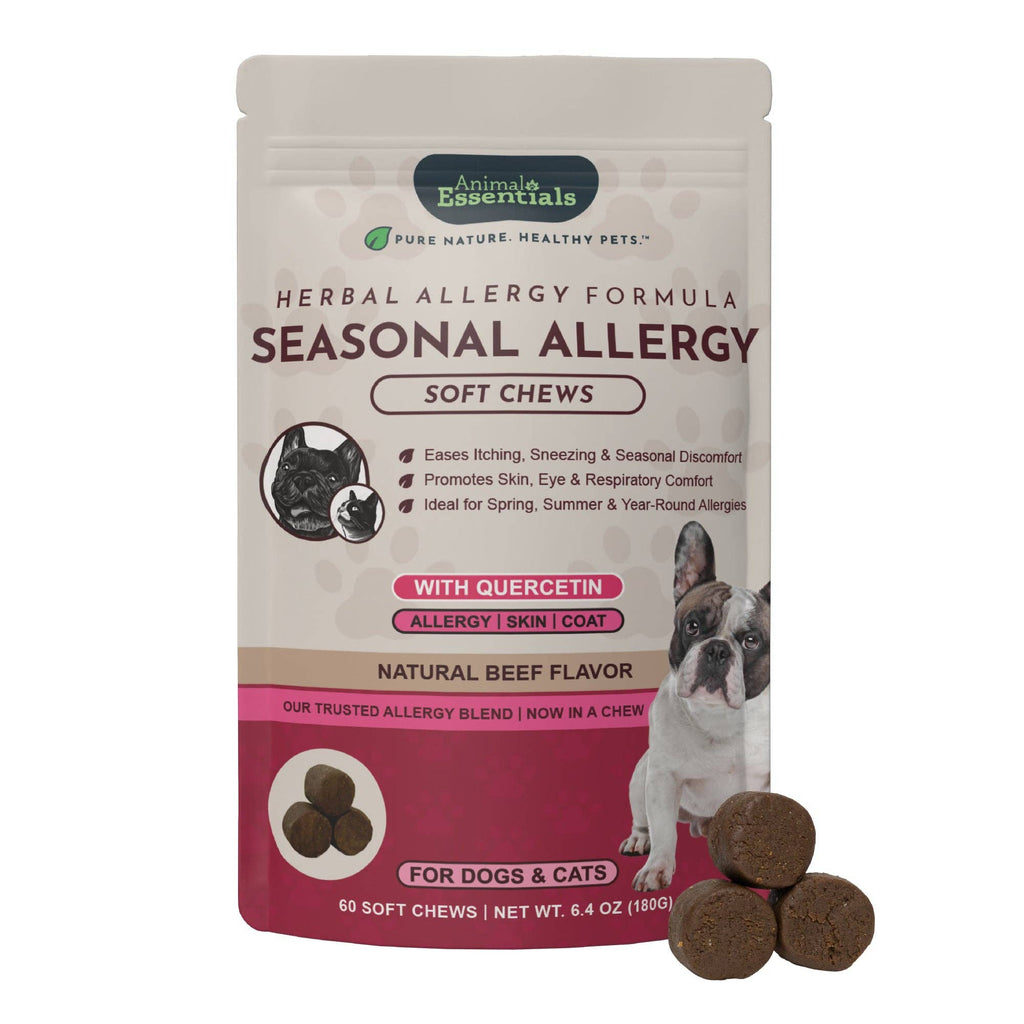 Seasonal Allergy Herbal Soft Chews | Herbal Allergy Support Formula | 60 Count