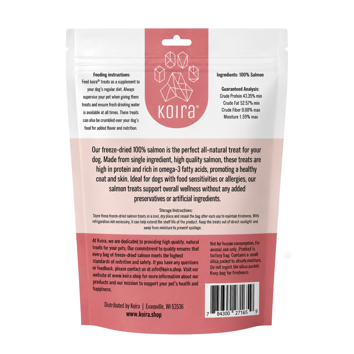 Freeze-Dried Salmon Dog Treats for Dogs