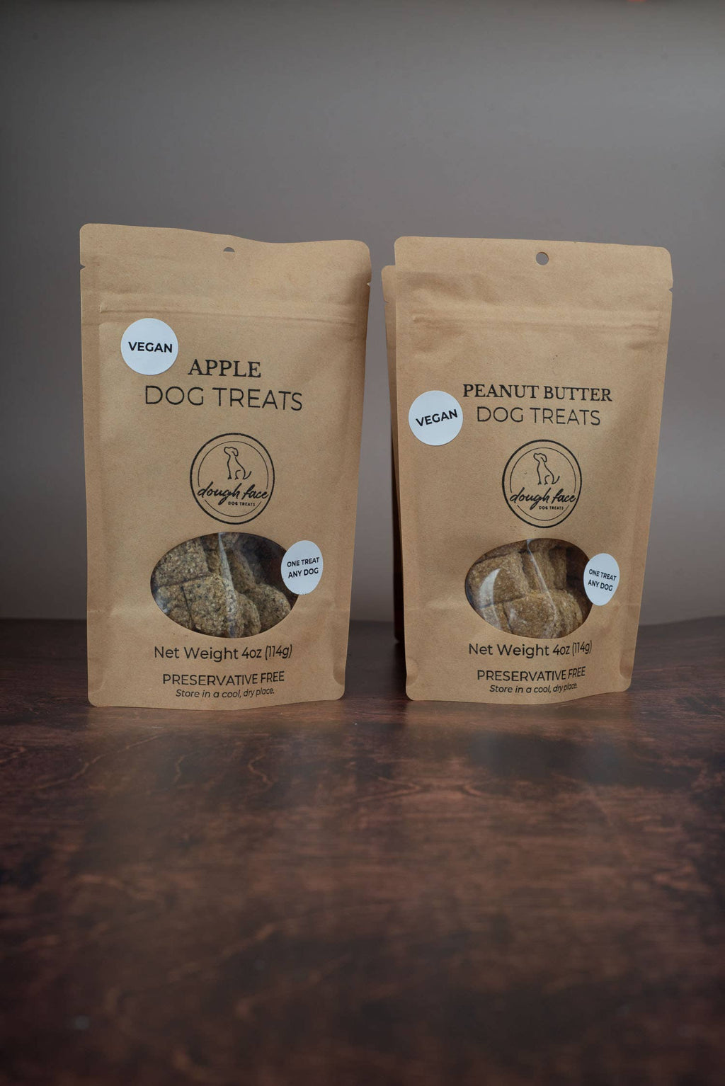 Vegan Crunchy Peanut Butter Dog Treats, Oven Baked