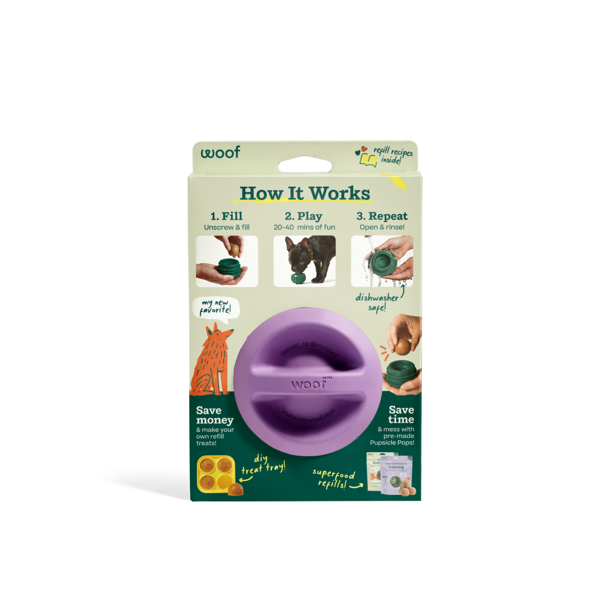 Woof | The Pupsicle - Lavender | Rochester, NY