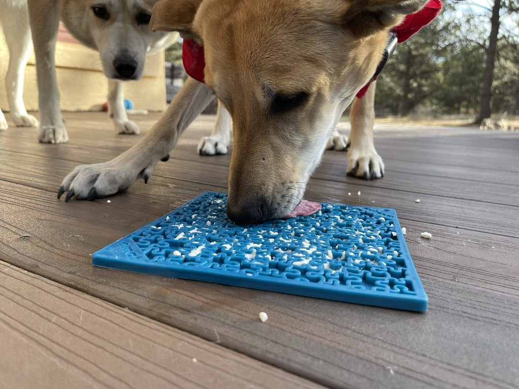 Jigsaw Puzzle eMat - Enrichment Lick Mat for Dogs and Cats | eMat Enrichment Toy for Anxiety Relief | USA Made
