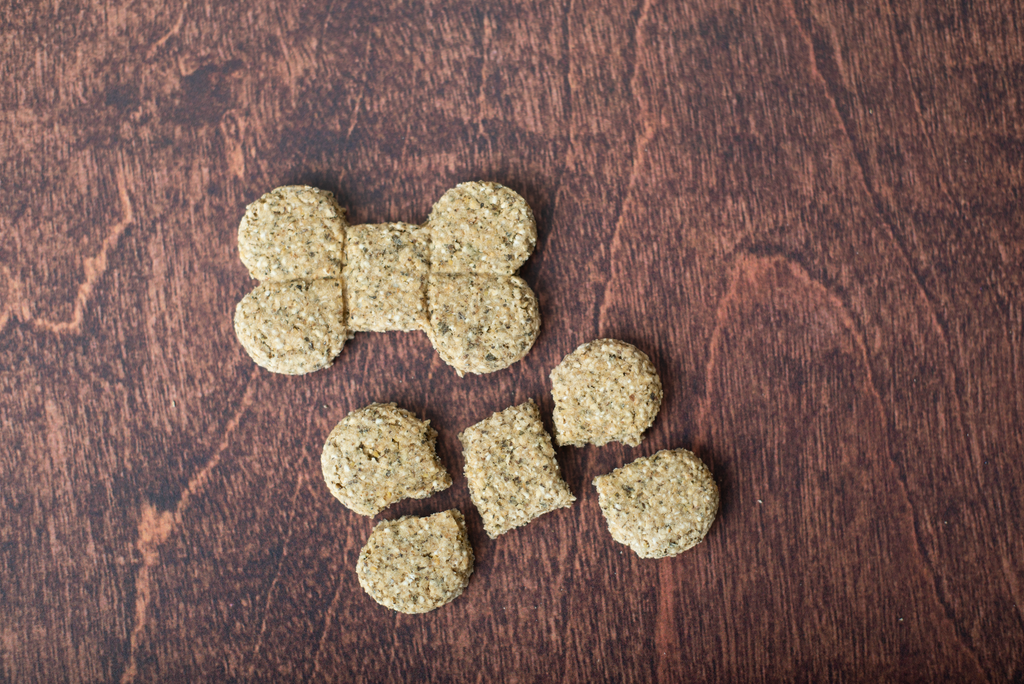 Vegan Crunchy Apple Dog Treats, Oven Baked
