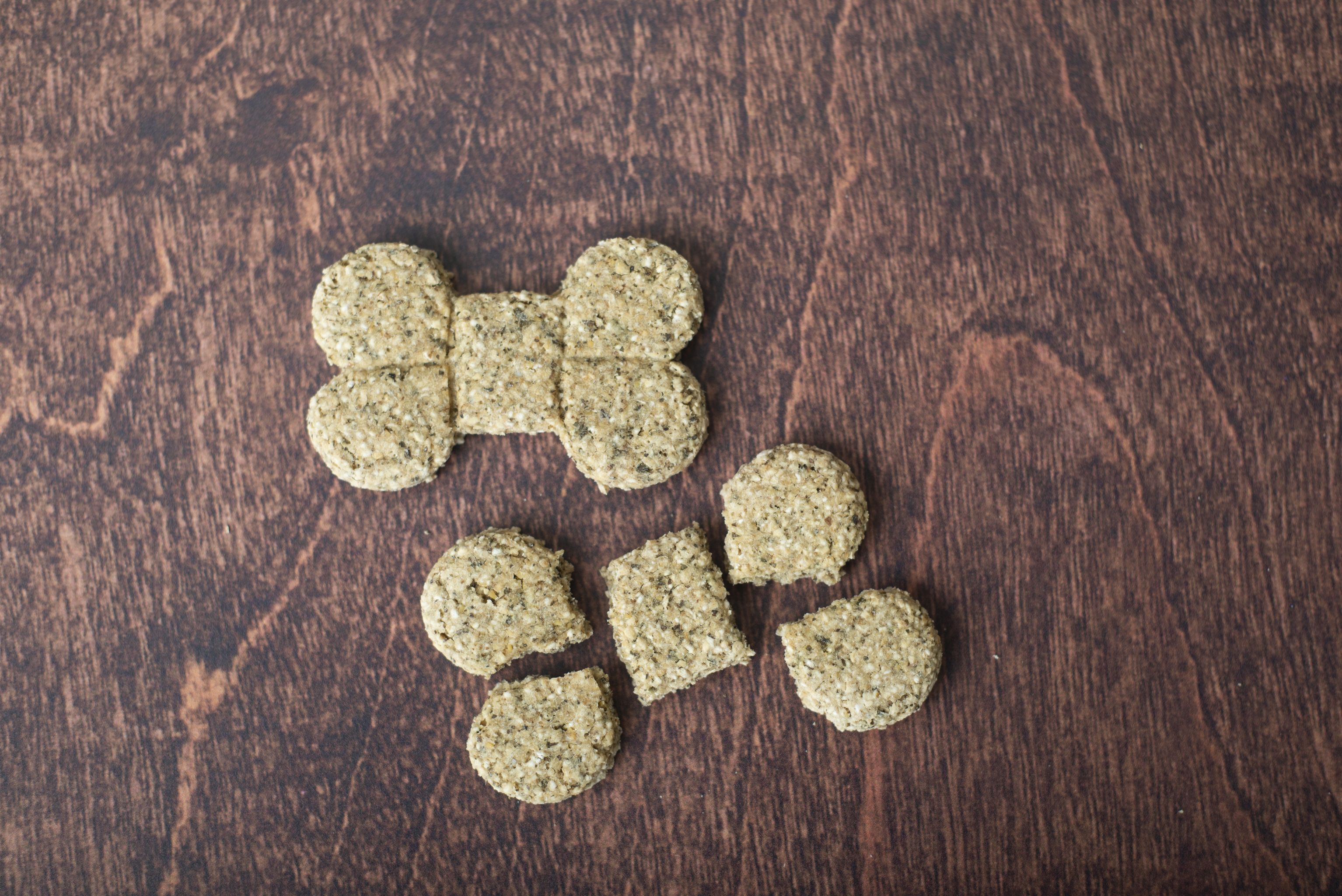 Vegan Crunchy Apple Dog Treats, Oven Baked
