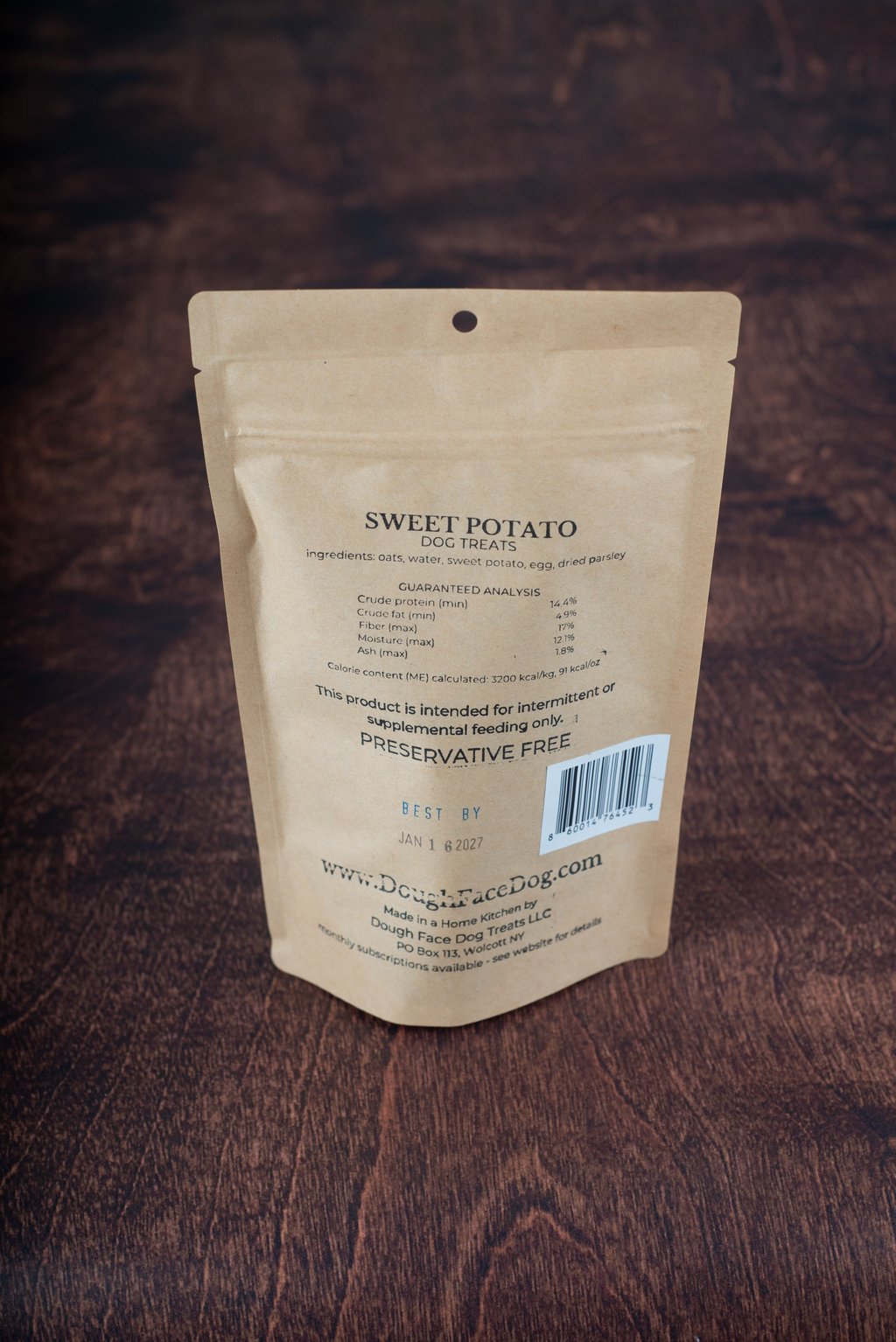 Crunchy Sweet Potato Dog Treats, Small Batch, Oven Baked