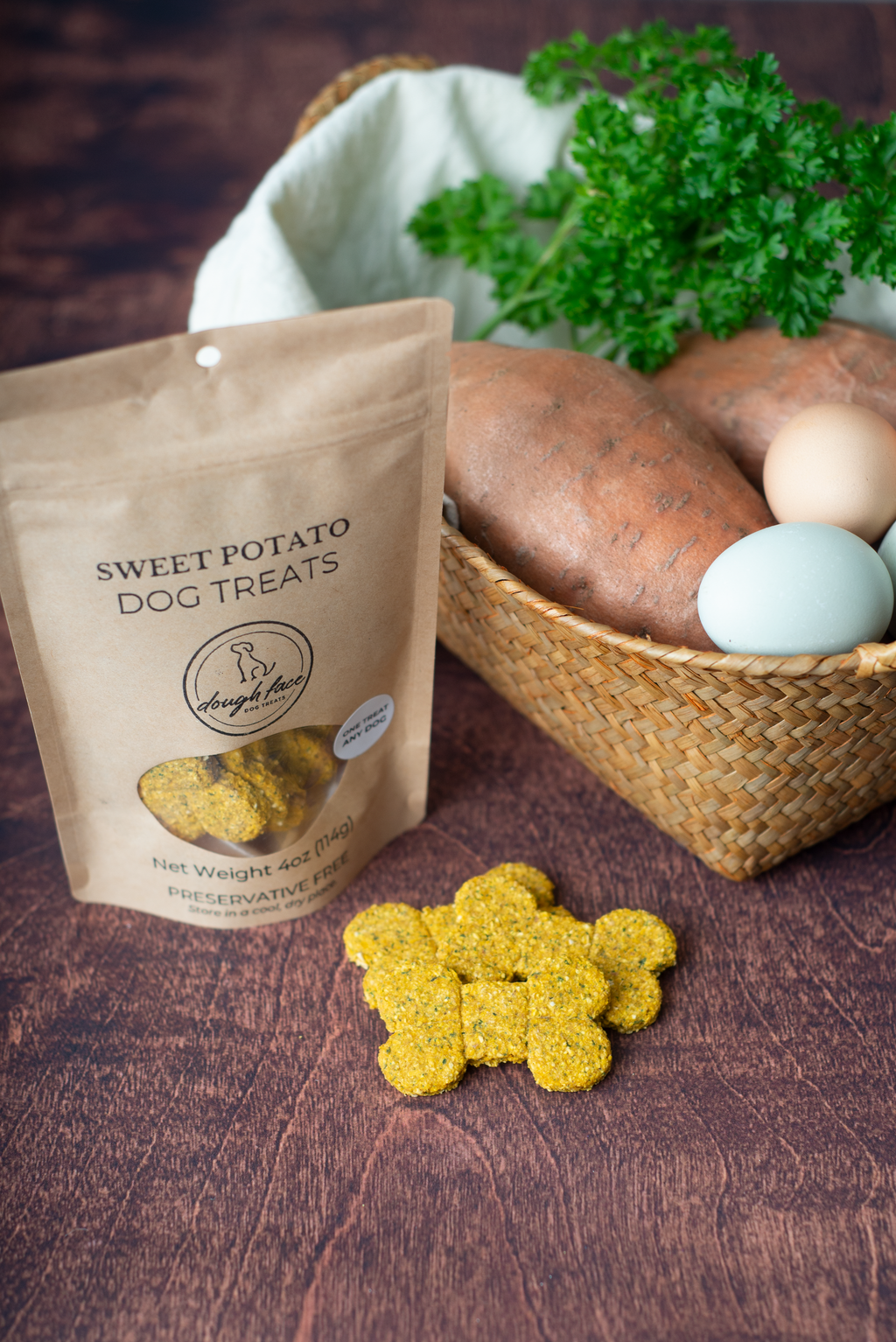 Crunchy Sweet Potato Dog Treats, Small Batch, Oven Baked