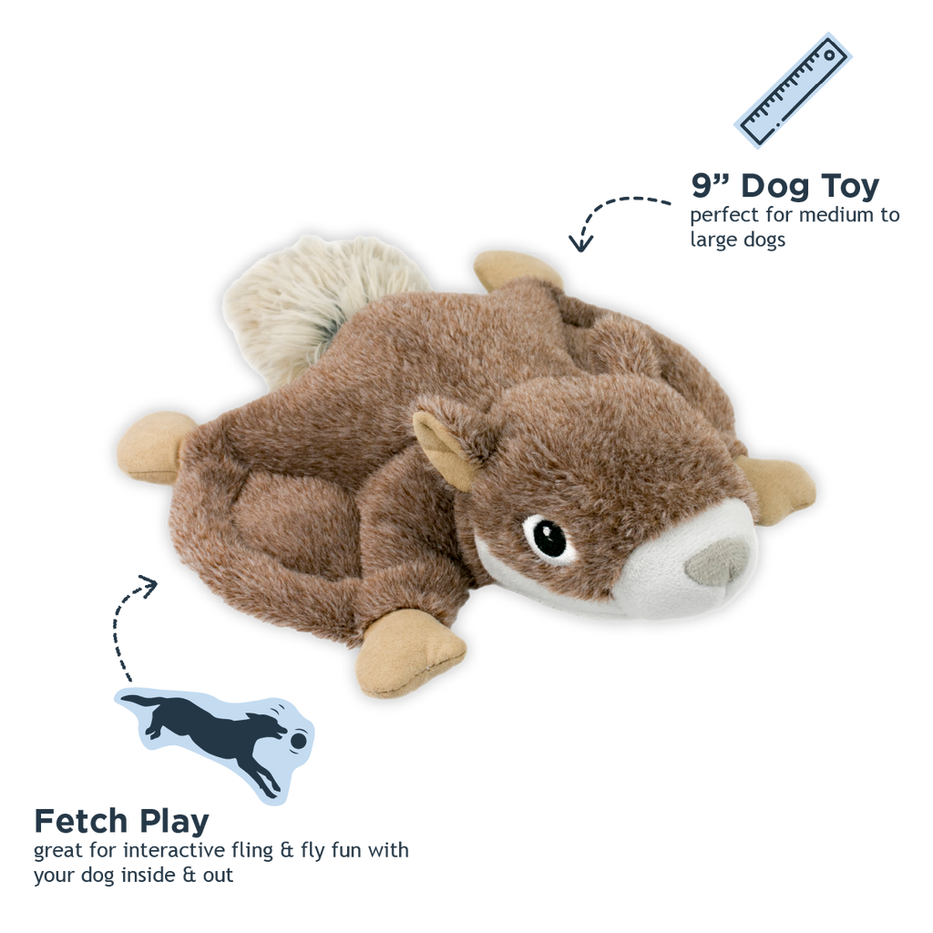 Tall Tails Squirrel Fling and Fetch Toy for Dogs