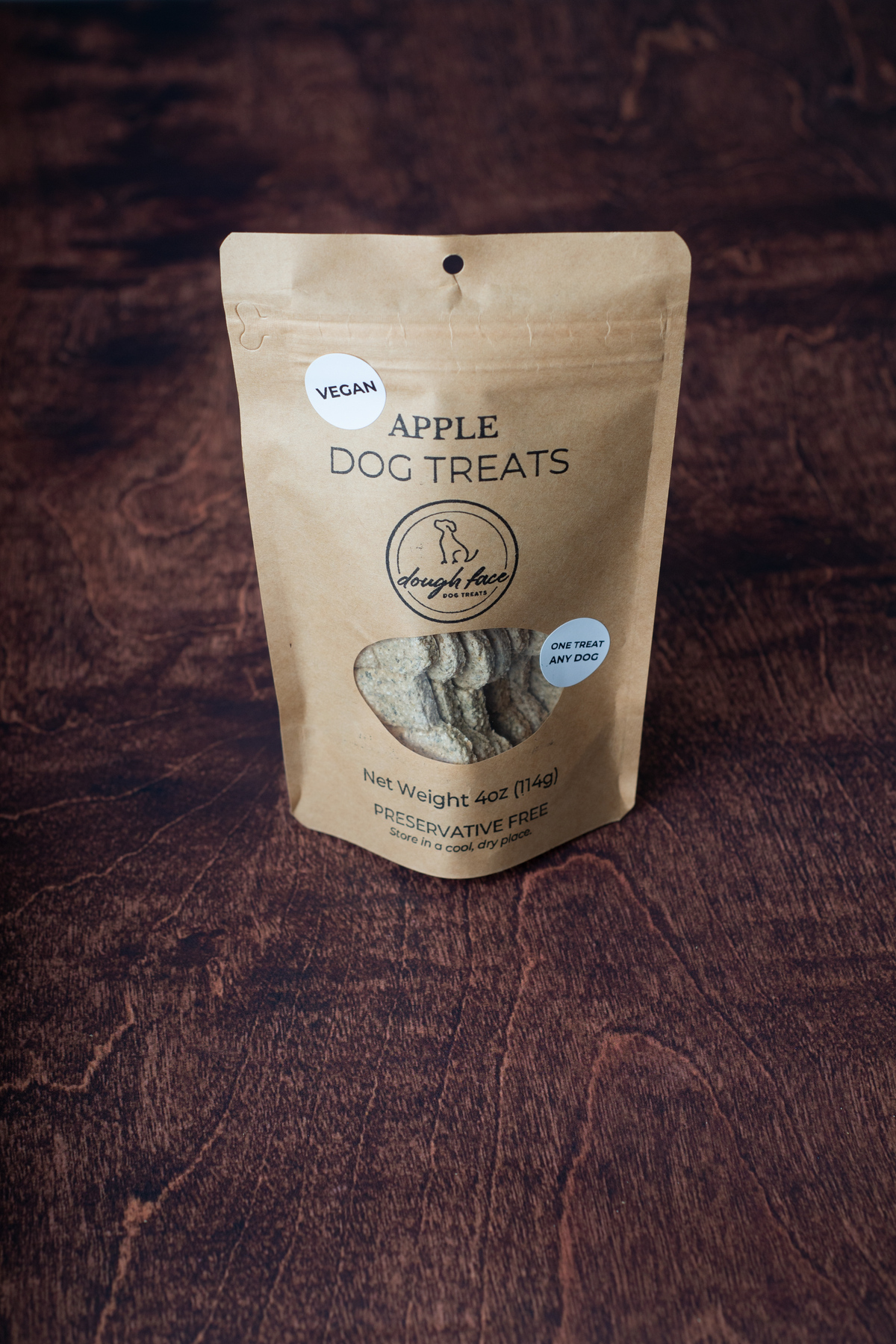 Vegan Crunchy Apple Dog Treats, Oven Baked