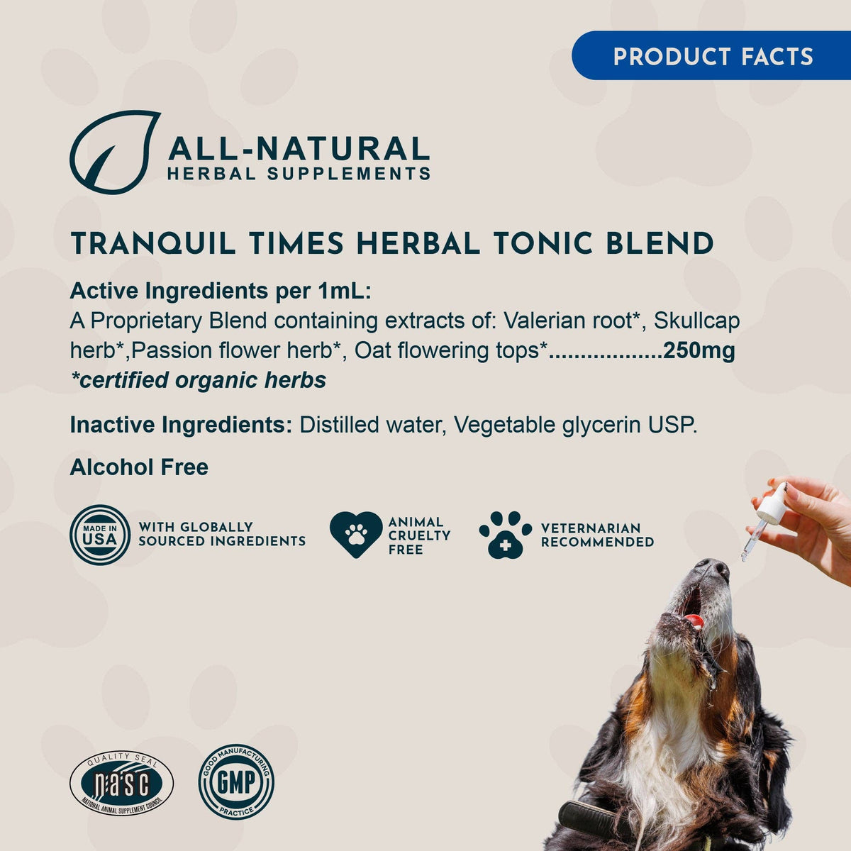 Tranquil Times Herbal Tonic Blend | Stress and Calm
