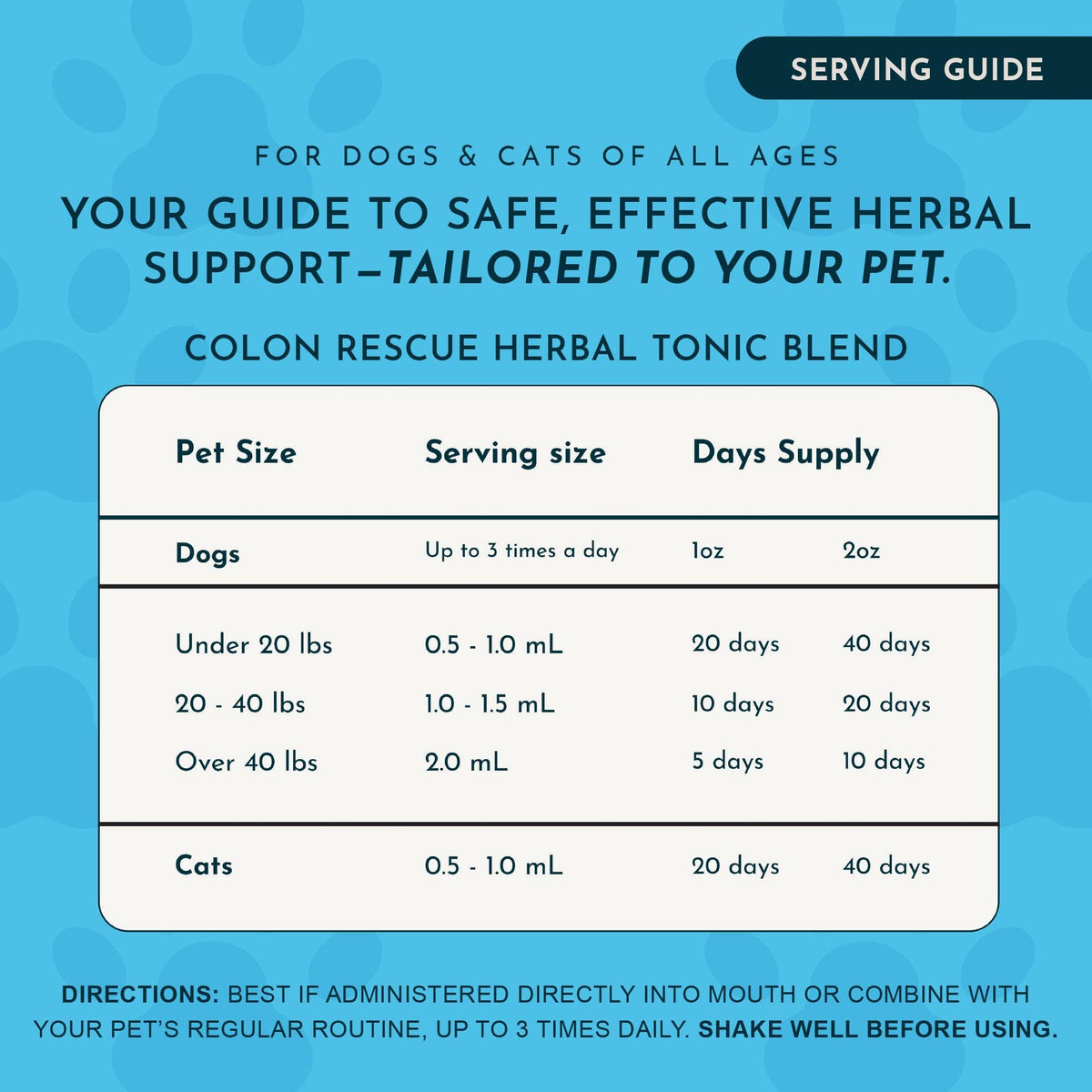 Colon Rescue Herbal Tonic | Supports Normal Bowel Function