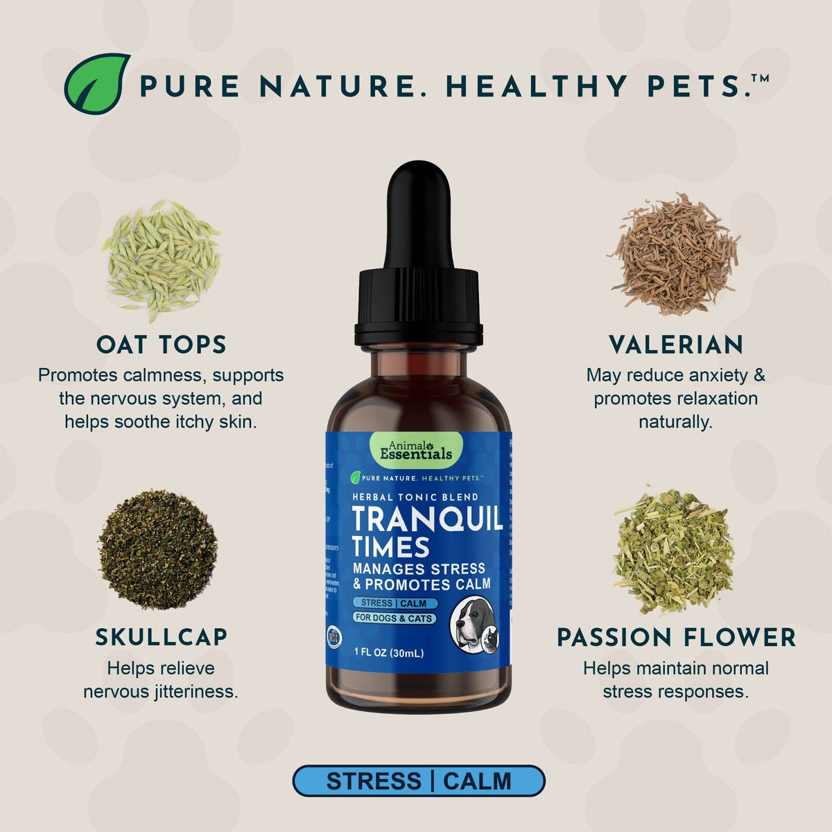 Tranquil Times Herbal Tonic Blend | Stress and Calm