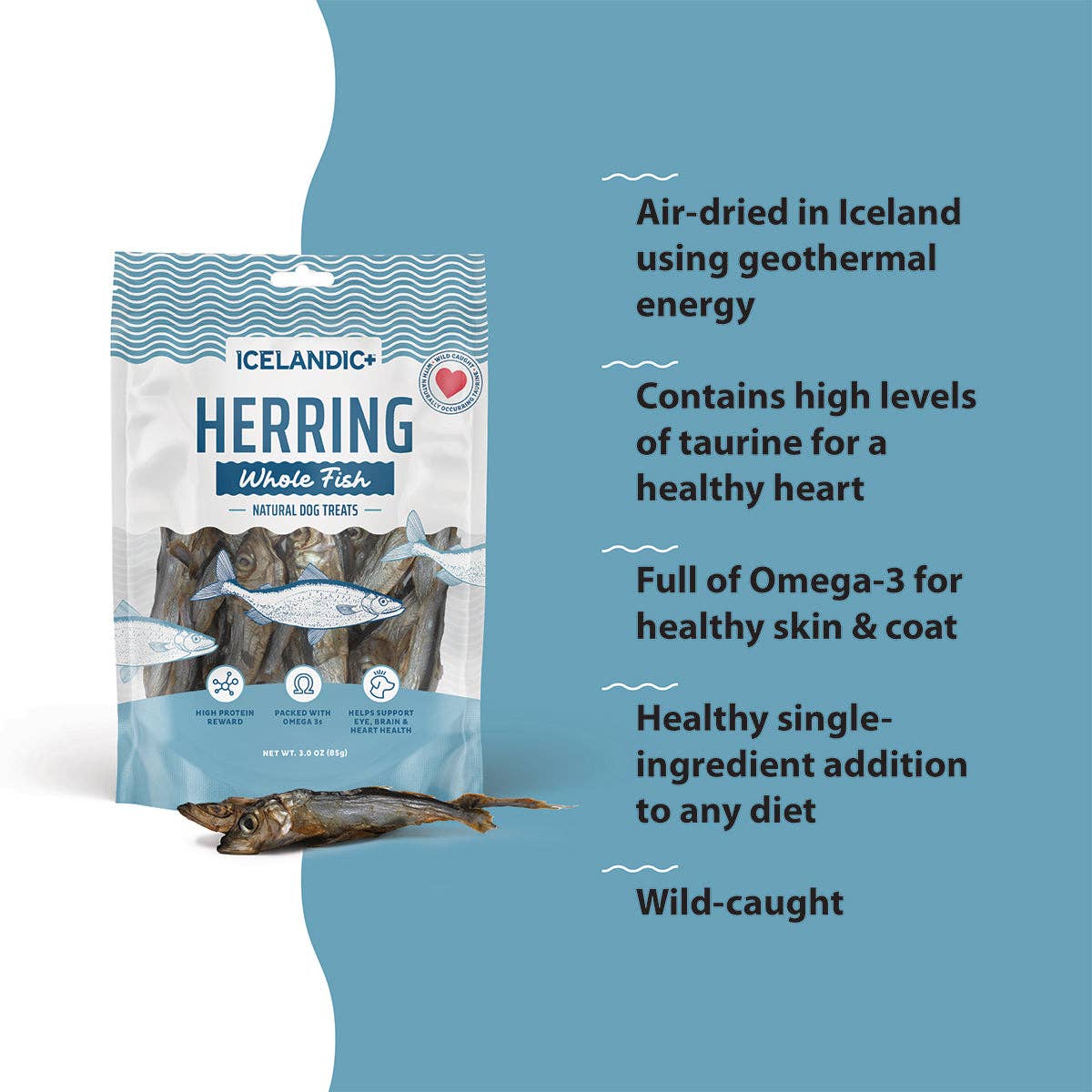 Herring Whole Fish Dog Treats