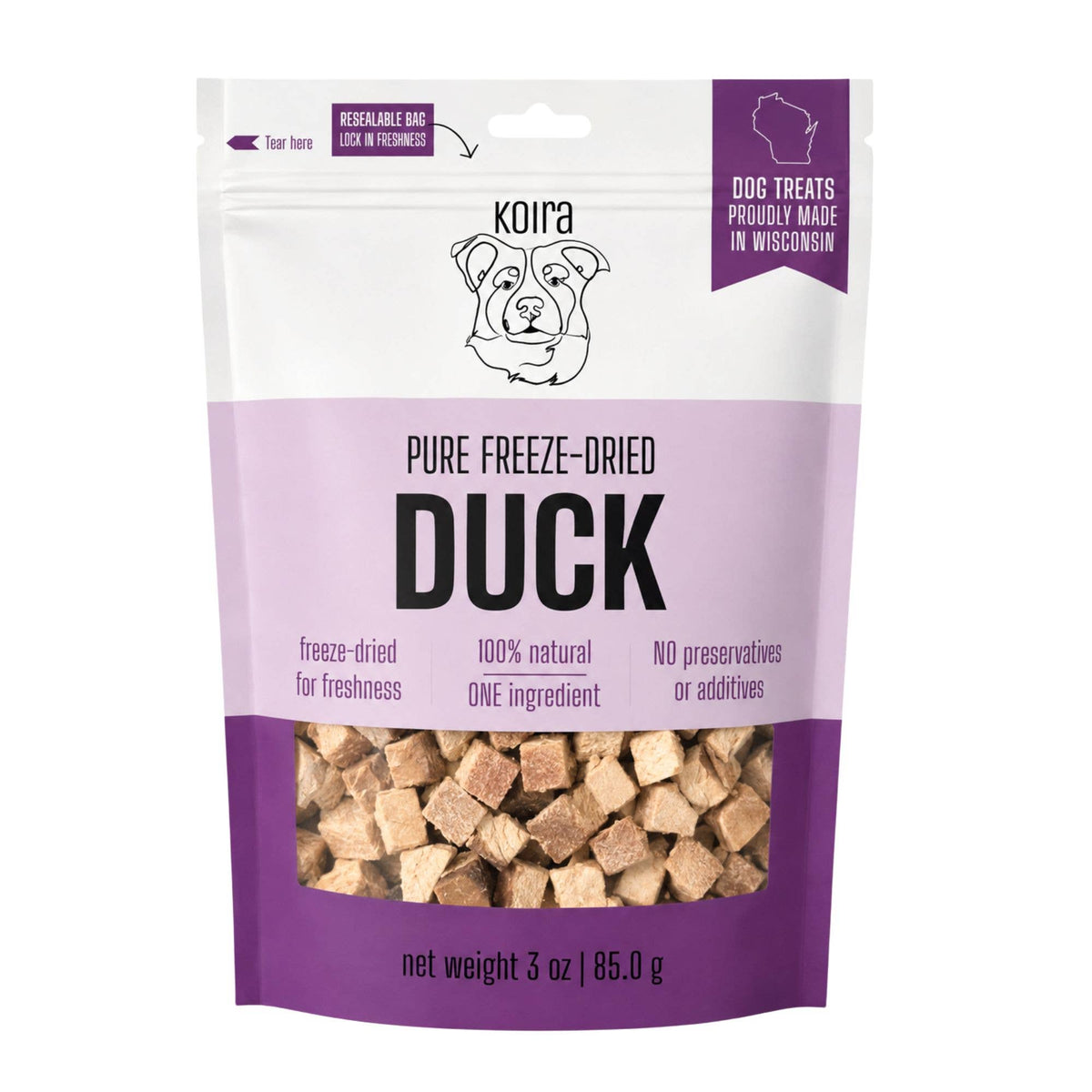 Freeze-dried Duck Dog Treats