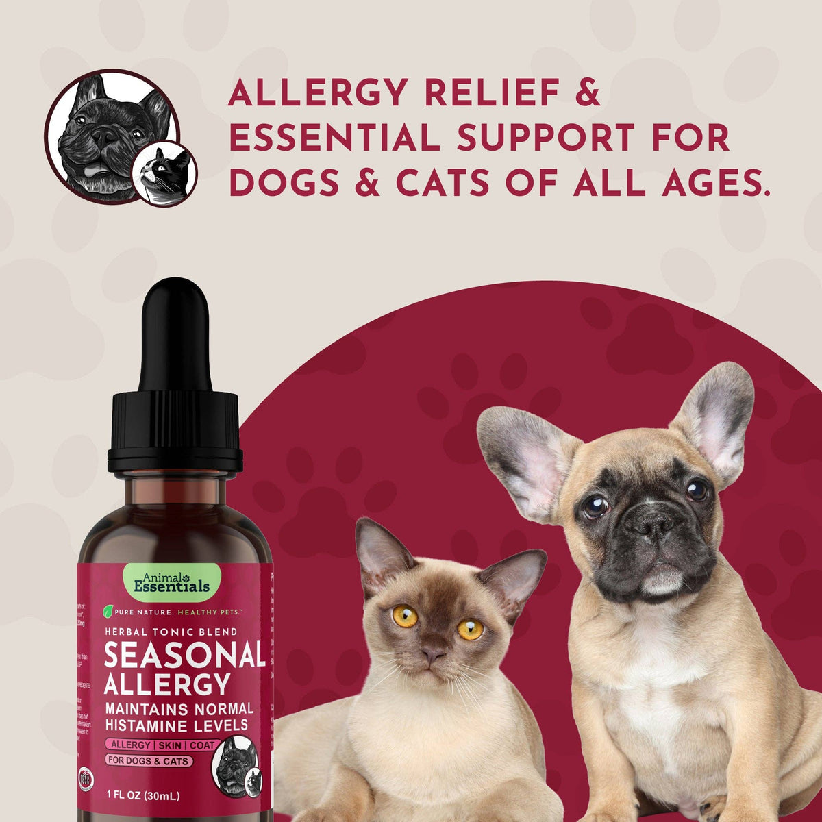 Seasonal Allergy Herbal Tonic | Maintains Normal Histamine Levels