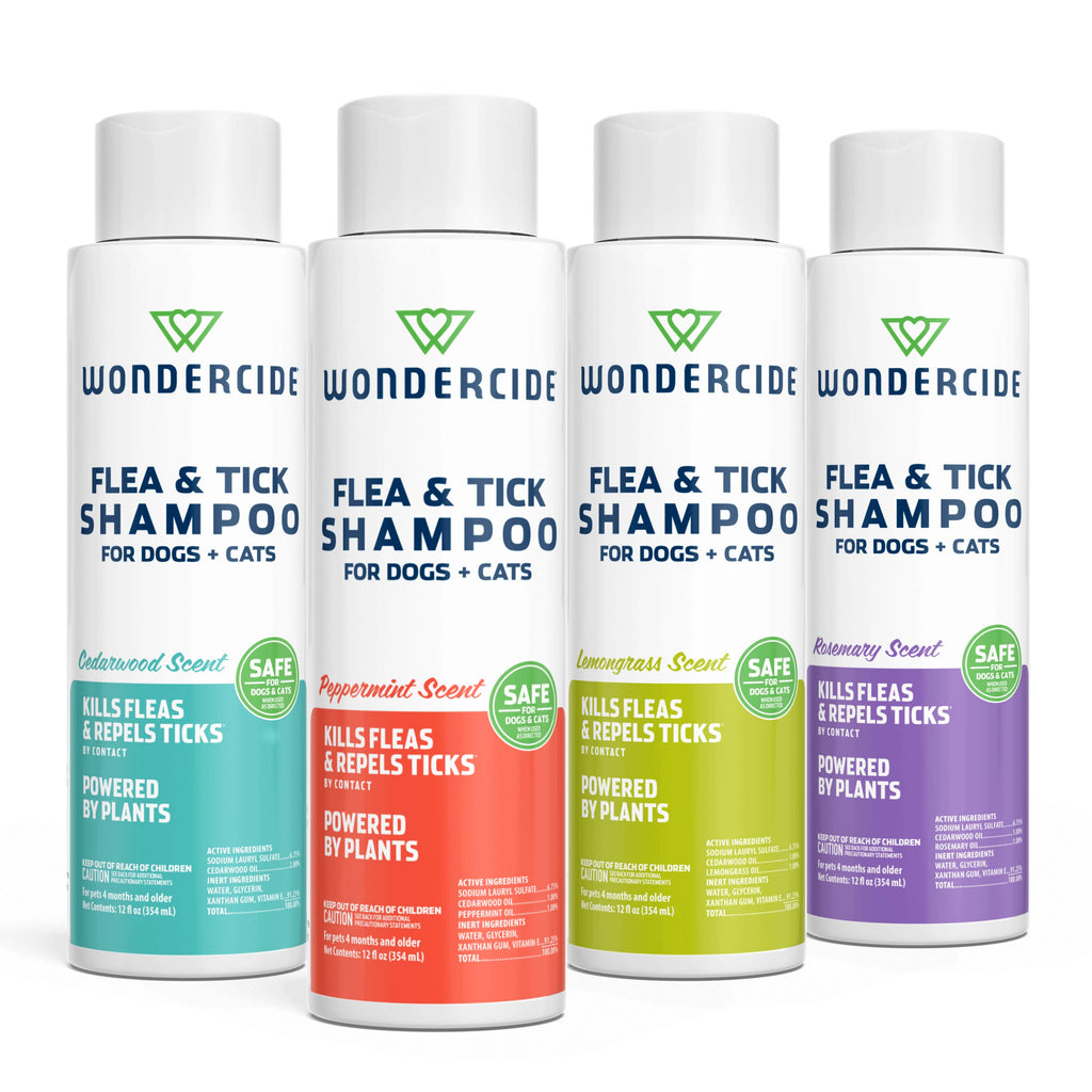 Wondercide Flea & Tick Shampoo Dogs + Cats Peppermint 12oz