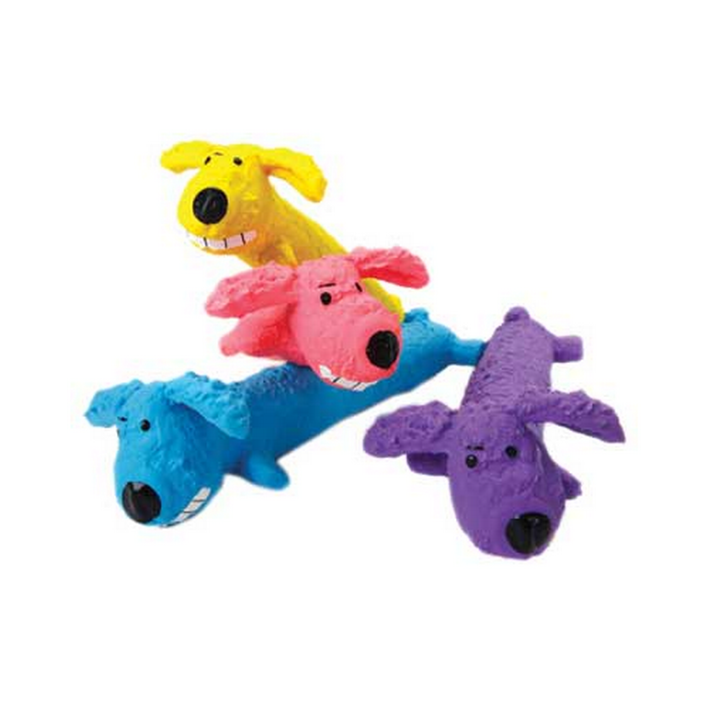 Multipet Loofa Latex Ruff Dog 6in