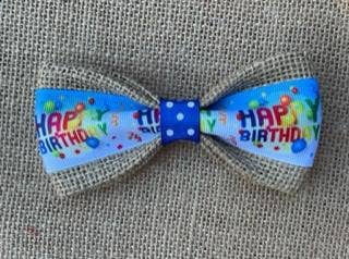 *Happy Birthday Polka Dot Center 5"