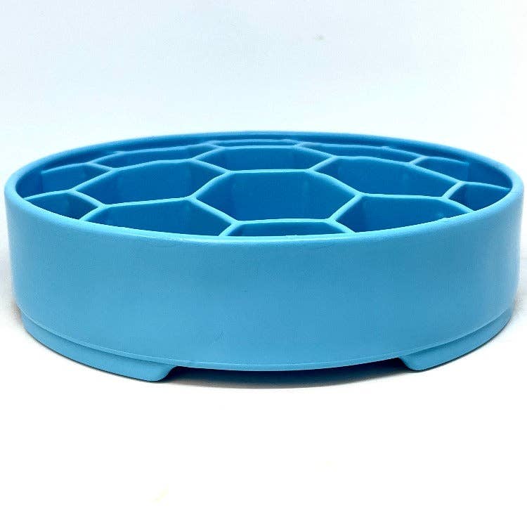 Honeycomb eBowl Deep Slow Feeder Dog Bowl for Enrichment | USA Made