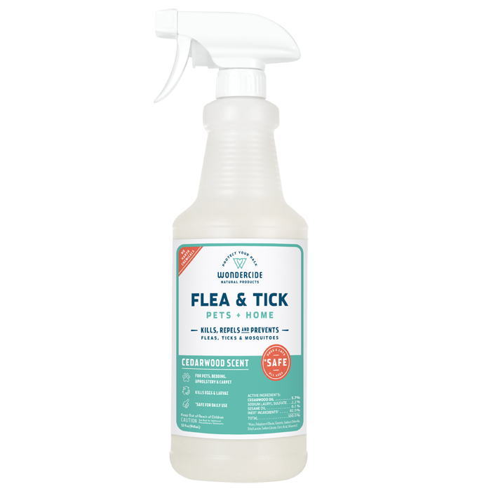 Wondercide Flea Tick Mosquito Spray for Pets+Home-32oz Cedar