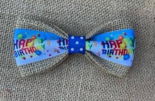 *Happy Birthday Polka Dot Center 5"