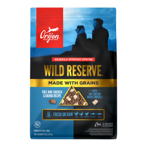 Orijen Dog Wild Reserve Free Run Chicken & Grains Recipe