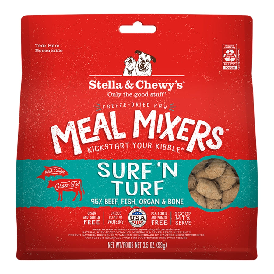 STELLA & CHEWY'S DOG FREEZE-DRIED MEAL MIXERS 3.5OZ